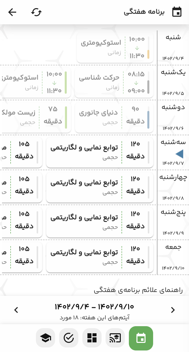 برنامه مطالعاتی